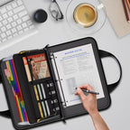Fireproof Accordion File Binder Organizer,1" D Rings for 225 Sheets - Image 4
