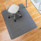 BARoyal Office Chair Mat for Hardwood Floor Under Desk Computer Rolling Chair Mat for Wood/Tile Floor Heavy Duty PVC Plastic Hard Floor Protector 45" x 53"(Deep Grey) by BAROYAL