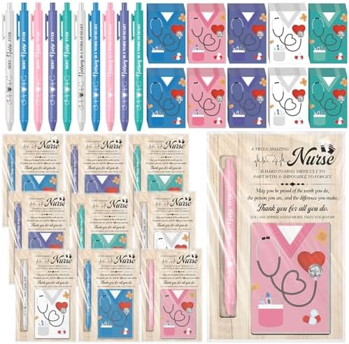 Resurhang 30 Pcs Nurse Week Appreciation Gifts Thank You Wooden Note Holder by Resurhang