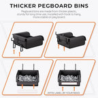 INCLY 220PCS Pegboard Accessories Organizer Kit for 1/4 Inch Pegboard - Image 5