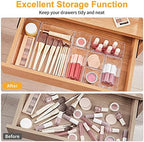 SMARTAKE 28 Piece Drawer Organizers with Non-Slip Silicone Pads, 4-Size - Image 4
