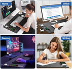 Magnetic Wireless Charging Mouse Pad, 31.5"x15.8", with 20W Adapter, Black - Image 4
