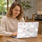 May Chen Compatible with MacBook Neo 13 inch Case 2026 Model A3404, Plastic Hard Shell,Keyboard Cover,Screen Protector,Dust Plug, for MacBook Neo 13" with A18 Pro Chip, Cute Goose Spring - Image 5