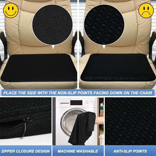 LYUANEC Gel Seat Cushion for Long Sitting - Gel Cushion Two Ways to Use - Image 6