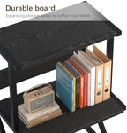 aboxoo Printer Stand for Desk to Save Space, Metal+Wood for Home Office - Image 5