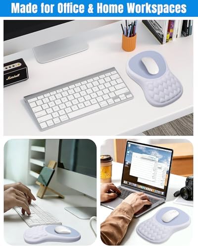 Ergonomic Mouse Pad with Sloped Memory Foam Wrist Rest - Image 6