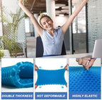 Gel Seat Cushion for Long Sitting - 20" x 20" x 1.8" (Extra Thick＆Soft) - Image 4