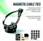 25 Pcs zbab1 Magnetic Zip Tie Mount Base, 25LBS Strong Magnetic Wire Holder & Cable Clips,Magnetic cable management for cars, offices, homes, and boats Diameter 22mm - Image 7