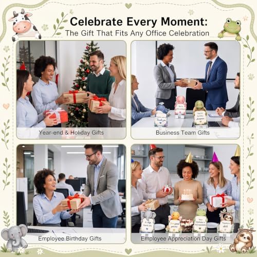 Tellegloww 20 Pcs Employee Appreciation Gifts Cute Animals Phone Holder Set - Image 3