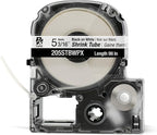 Epson LABELWORKS 205STBWPX-5PK Heat Shrink Tube - Black on White - 5mm - Image 4