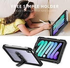 IP68 Waterproof Case Compatible with iPad mini (A17 Pro 7th Gen) 8.3'' 2024/ Mini 6 w/Pencil Holder Kickstand Shock-Dust-Proof Full-Sealing Cover Compatible with Magic Keyboard A2993 A2995 - Image 6