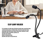 Hilitand Clip Lamp Holder Clamp Desk Lamp, Flexible Wire Neck E26/E27 Clip On Lamp Holder for Desk Clip Lamp, Bedside Lamp, Table Lamp(US Plug) - Image 3