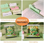 3D Time Piece Calendar 2027 With 52 Weekly Calendars, 3D memo pad tear away calendar 2027, Artsy Pads Suitable for Room and Office Desktop Decoration, Gift Giving (Triceratops) - Image 6
