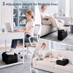 Foot Rest Under Desk, 3 Adjustable Heights for Various Height - Image 6