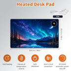 Heated Desk Pad & Mouse Pad, 3 Heat Levels, 3-Hour Auto Shut-Off - Image 2