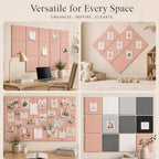 Stripe Felt Bulletin Board Tiles, Cork Board Alternative 48 x 36 in - Image 6