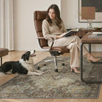36"x60" Office Chair Mat for Hardwood Floor, Non-Slip Washable Brown - Image 7