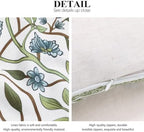 ISAENNE Designer Linen Throw Pillow Cover,Set of 2,20"x12"-Mosella A - Image 6