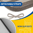 AAAAAcessories Chair Cushions for Dining Chairs, 17 x 16 x 2 in, Set of 2 - Image 5