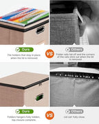 Oterri File Box Small 2-Pack Mesh Pockets Hanging Organizer for Letter-Size - Image 4