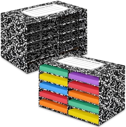 Colingmill 2 Pcs Composition Classroom Paper Storage Organizer, 19x12inch by Colingmill