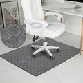 Chair Mat for Hardwood & Tile Floor, 47" x 60" Heavy Duty Office Chair Mat for Rolling Chairs, Anti Slip, Non-Curve, Floor Protector for Home Office, Charcoal Grid by RccugmatS
