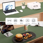 Aothia Leather Desk Pad Protector, Office Desk Mat, Large Mouse Pad, Laptop Desk Pad, Non-Slip PU Leather Desk Blotter, Waterproof Desk Writing Pad for Office and Home (Olive Green, 47" x 24") - Image 6