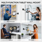 Urmust Tablet Wall Mount Holder for iPad, 4.7-15.6" - Image 3