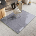46" x 55" Gray Tempered Glass Chair Mat for Carpet & Hard Floors by MYSUNORIA
