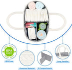ABenkle Baby Diaper Caddy, Nursery Storage Bin and Car Organizer for Diapers and Baby Wipes, Cotton Rope Diaper Basket Caddy, Changing Table Diaper Storage Caddy (Pack of 2) - Image 5