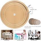 MAIDERN 42 Inch Round Cork & Leather Table Pad Protector, Cuttable Size (36-42 Inch), Trimmable Dining Table Mat, Heat Resistant/Non-Slip Table Cover for Kitchen, Office, or Restauran (Black) - Image 6