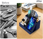 Wireless Charger with Desk Organizer, Multifunctional Desk Pen Holder - Image 2