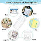 Outus 15 Pieces A4 File Box Paper Photo Storage Box Document Organizer - Image 6