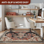 30"x48" Office Chair Mat for Hardwood Floor, Non-Slip Washable Annatto - Image 5