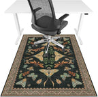 Office Chair Mat for Hardwood Floor & Tile Floor,36"x48"-Colorful Insects by LreedyMat