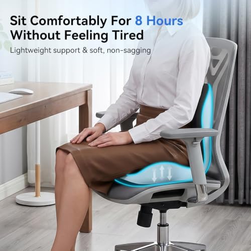 Seat Cushion for Office Chair and Car, Lumbar Support Pillow for Chair - Image 4