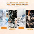 4" x 4" Durable & Absorbent Microfiber Wipes (400 Pcs, 200GSM) - Image 7