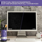 Swanky Cables Screen Cleaner Wipes: Electronic Wipes for Screens - Computer Screen Wipes for Lens, Phone, Tv Screen and Monitor Cleaning - Tech Wipes & Microfiber Cloth (Canister, 300 Count) - Image 4