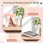 E NET-CASE Case for Kindle Scribe 10.2 inch(2024/2022 Release),Premium PU Leather with Card Slot and Pen Holder and Auto Sleep/Wake,Shoulder Strap Cover for 10.2" Kindle (Rose Gold) - Image 2