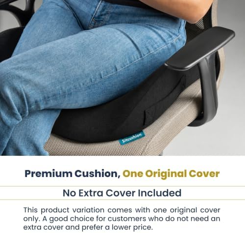 Office Chair Cushion for Back & Tailbone, Sciatica Pain Relief Pillow - Image 2