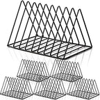 Shimeyao 6 Pieces Metal Triangle File Holder Magazine Holders, Black by Shimeyao