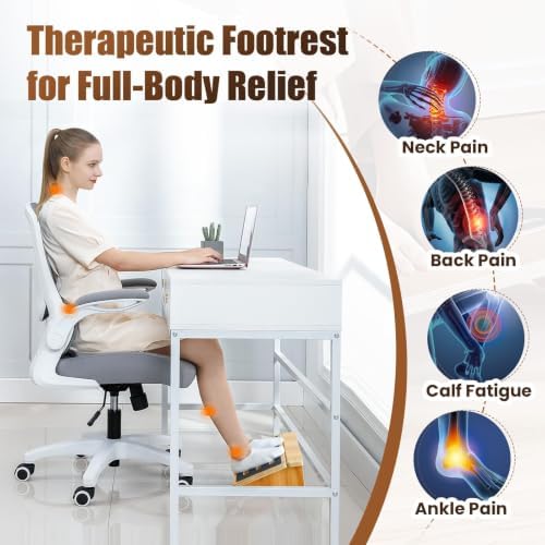 StrongTek Under-Desk Footrest, 4.5 in High, Non-Slip, 300 lb, Office Use - Image 3