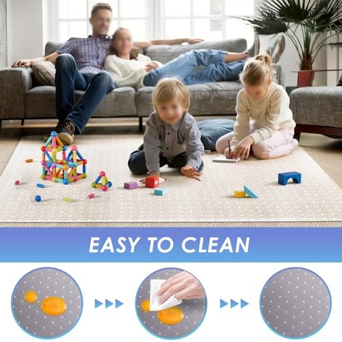 Vicwe Office Chair Mat for Carpeted Floors, 58"X44" Chair Mats with Studs - Image 5