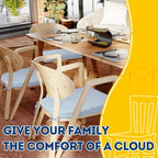 AAAAAcessories Chair Cushions for Dining Chairs, 17 x 16 x 2 in, Set of 2 - Image 6