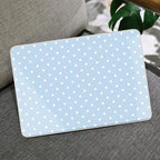 MEEgoodo 4-in-1 Printed Case for MacBook Neo 13 inch 2026 Release Model A3404,Laptop Hard Shell Cases with Keyboard Skin & Screen Protector & Webcam Covers,Blue & White Polka Dots - Image 6