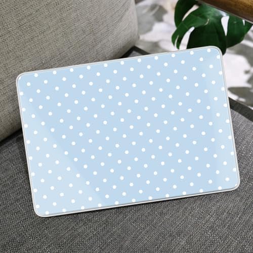 MEEgoodo 4-in-1 Printed Case for MacBook Neo 13 inch 2026 Release Model A3404,Laptop Hard Shell Cases with Keyboard Skin & Screen Protector & Webcam Covers,Blue & White Polka Dots - Image 6