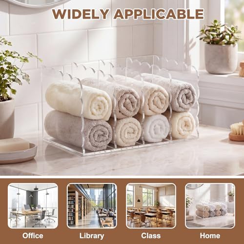 1 PC Scalloped Acrylic Magazine Holder, File Organizer, Standard Style - Image 5