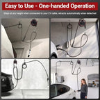 Wayona EV Charger Holder Cable Retractor, Wall Mount for Tesla&Universal EV - Image 6