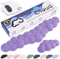 Purple Cloud Keyboard Wrist Rest – Create-ables Qloud Purple Wrist Rest for Computer Keyboard and Mouse, Ergonomic Memory Foam Wrist Pad with Non-Slip Base, Includes Cloud Mouse Pad by Create-ables