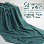 American Soft Linen 100% Cotton Luxury Turkish Towels, 40x80 XL Bath Sheet - Image 2